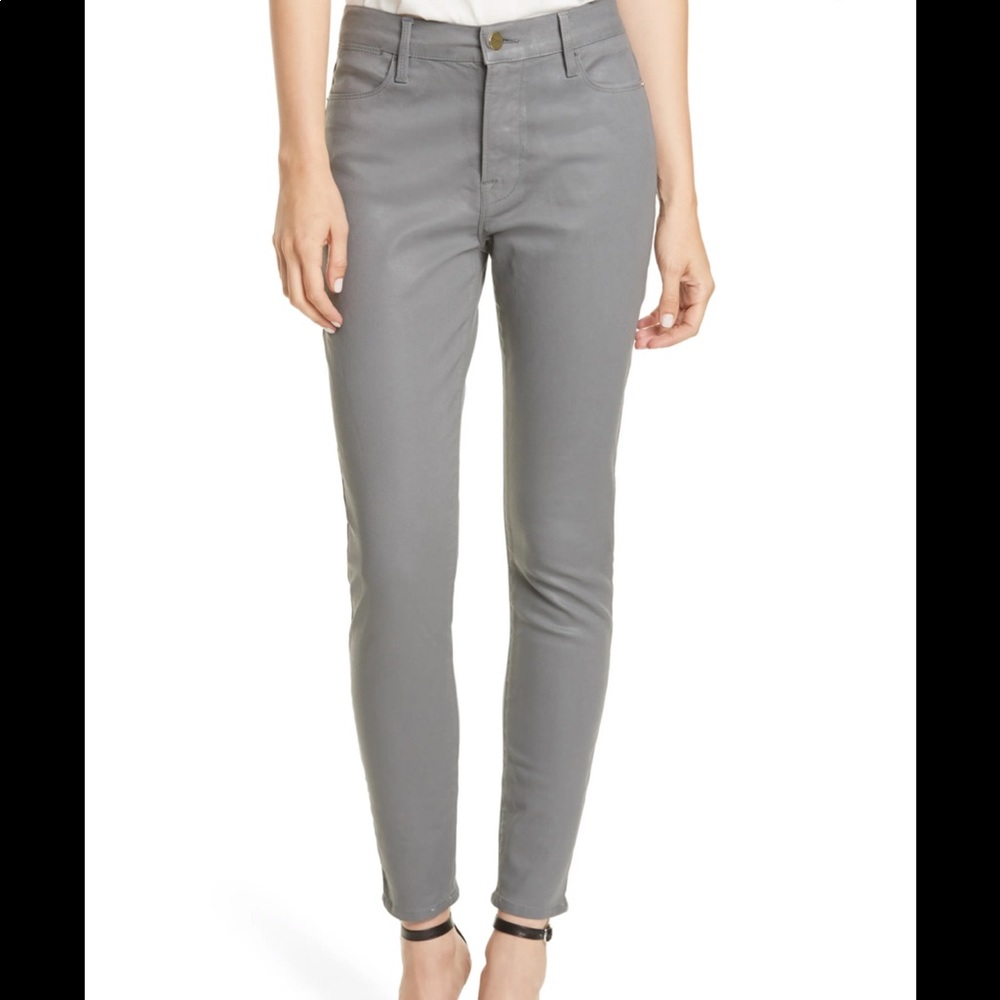 Frame le High Skinny smoke coated jeans